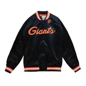 San Francisco Giants Lightweight Raglan Satin Jacket