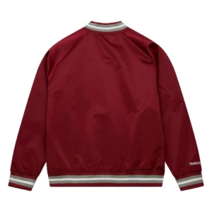 Alternative view of Philadelphia Phillies Lightweight Raglan Satin Maroon Jacket