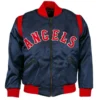 Los Angeles Angels Letterman 1961 Authentic Satin Varsity Zipper Jacket