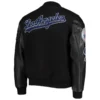 Los Angeles Classic Black Varsity Jacket - Image 2