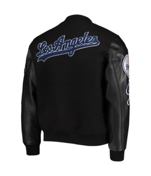 Alternative view of Los Angeles Classic Black Varsity Jacket