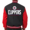Los Angeles Clippers Two Tone Wool Varsity Jacket - Image 2