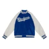 Los Angeles Dodgers Lightweight Raglan Blue & White Varsity Jacket