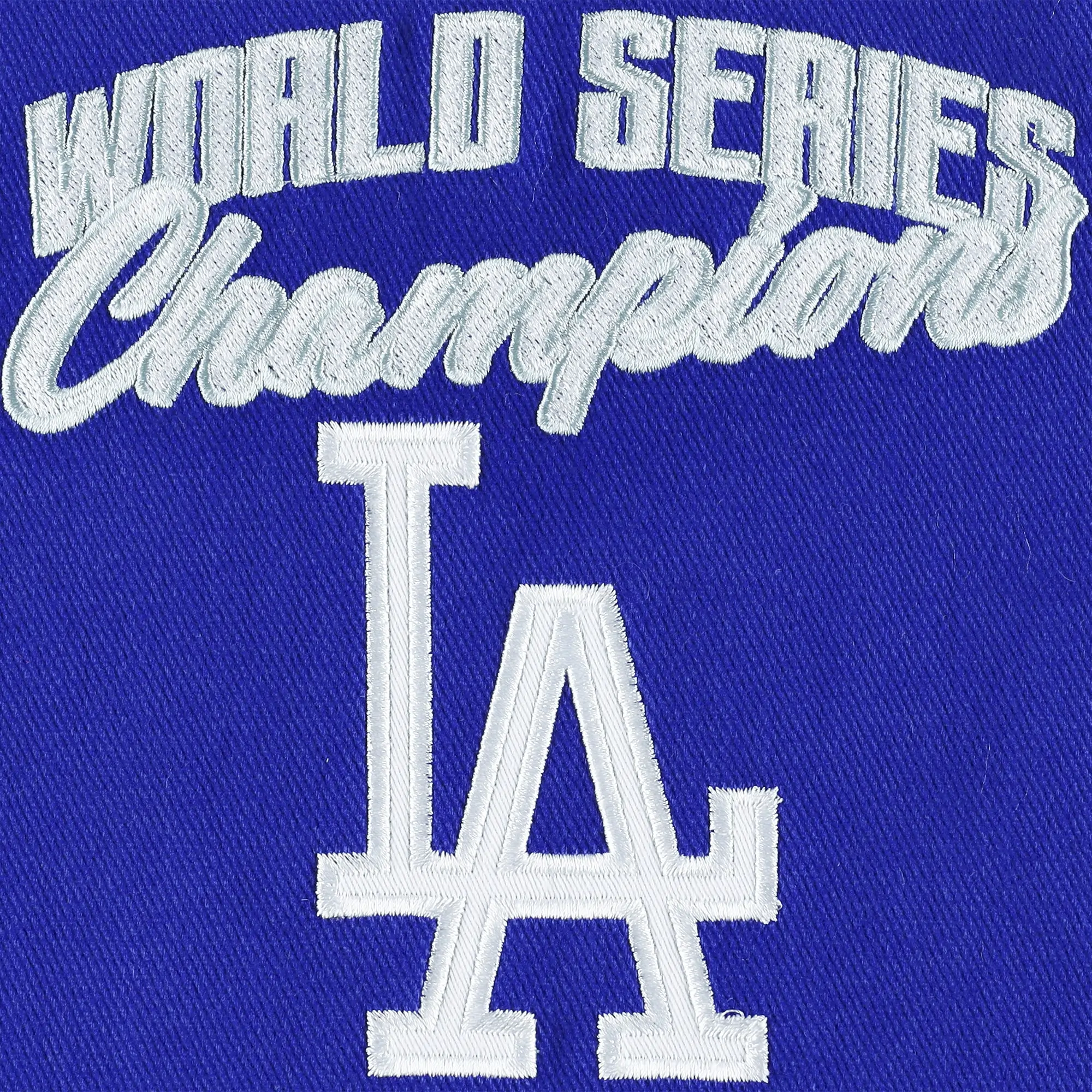 Los Angeles Dodgers Franchise Varsity Royal Blue and Gray Jacket - Image 3