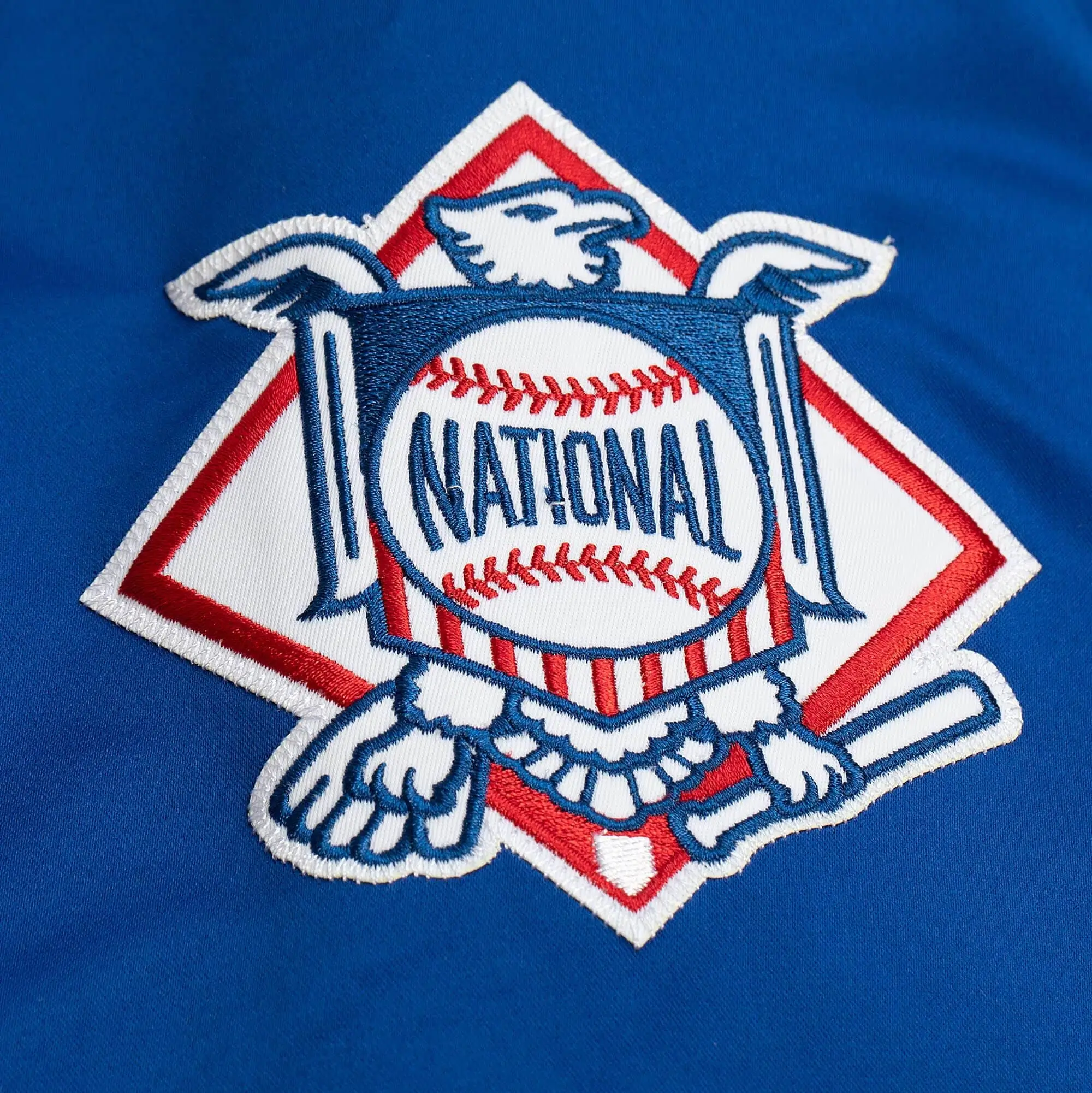 Los Angeles Dodgers Cooperstown Heavyweight Blue Satin Jacket - Image 3