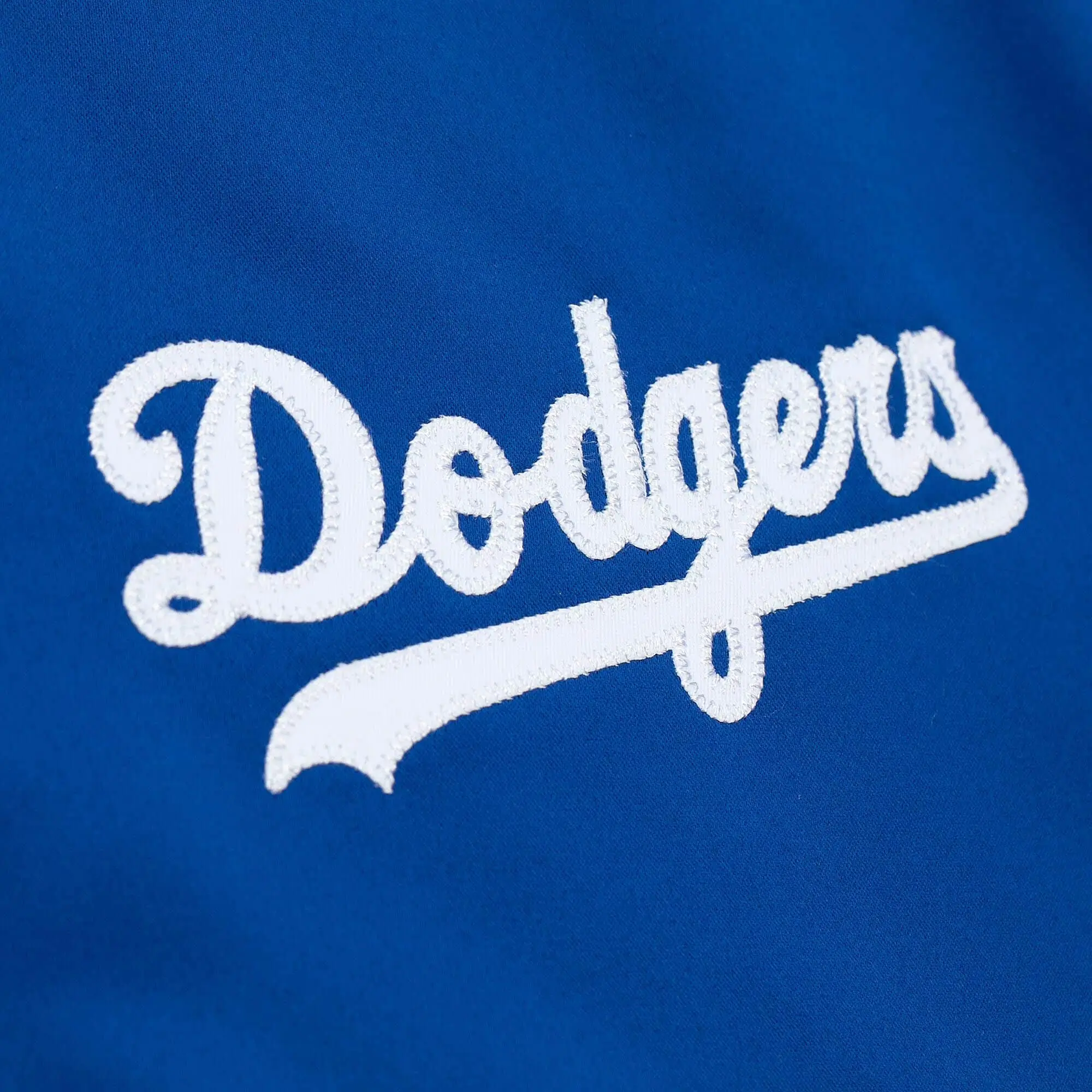 Los Angeles Dodgers Cooperstown Heavyweight Blue Satin Jacket - Image 4