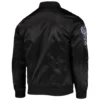 Los Angeles Dodgers Wordmark Black Varsity Jacket - Image 2