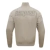 Los Angeles Kings Neutral Satin Varsity Jacket - Image 4