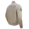 Los Angeles Kings Neutral Satin Varsity Jacket - Image 3