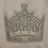 Los Angeles Kings Neutral Satin Varsity Jacket - Image 6