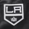 Women's Los Angeles Kings Script Tail Satin Varsity Jacket - Image 5