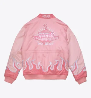 Alternative view of Women's Chicago White Sox M&N x Joe Freshgoods Racing Jacket