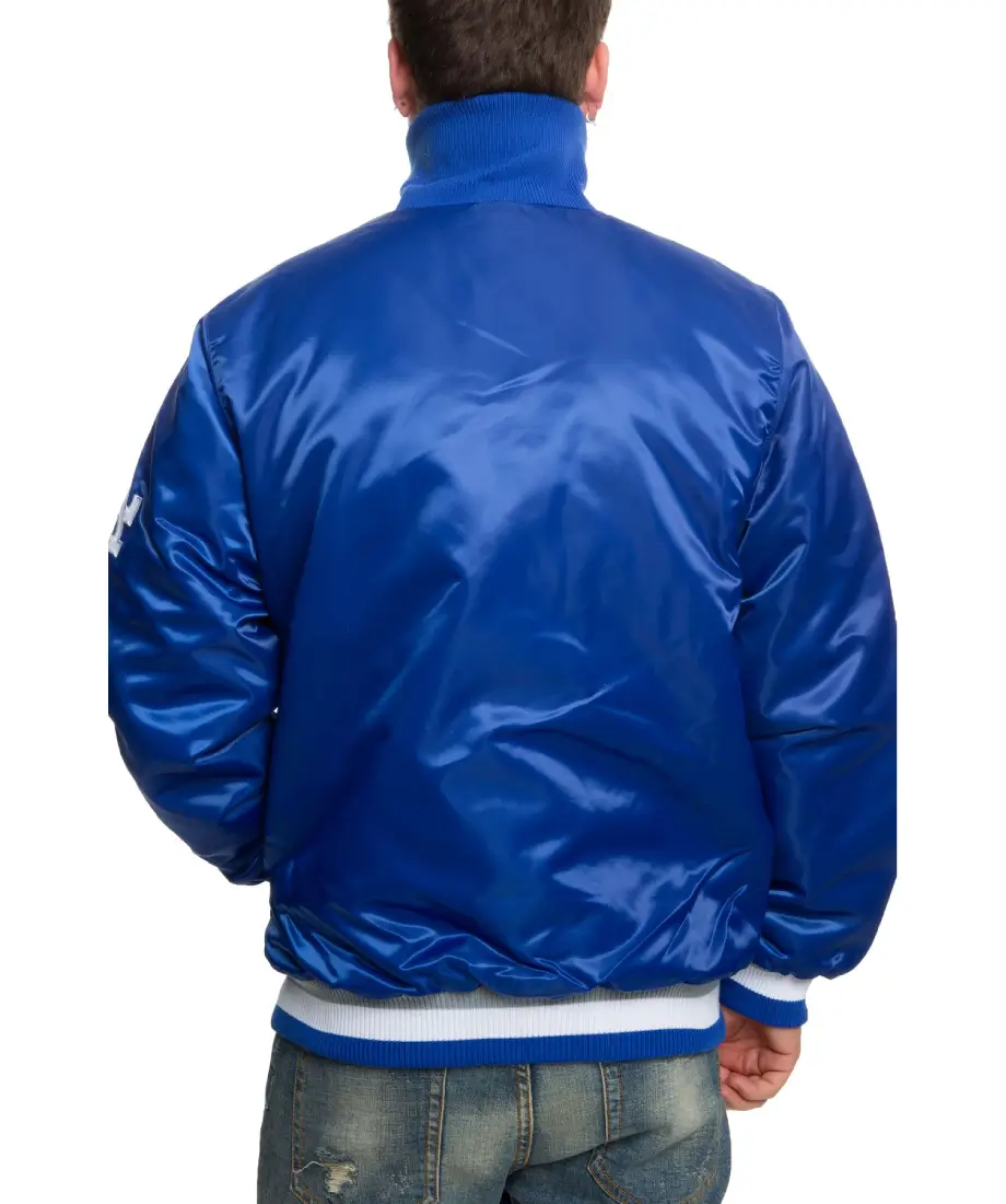 Mens 1980s Vintage Style Los Angeles Dodgers Jacket - Image 5