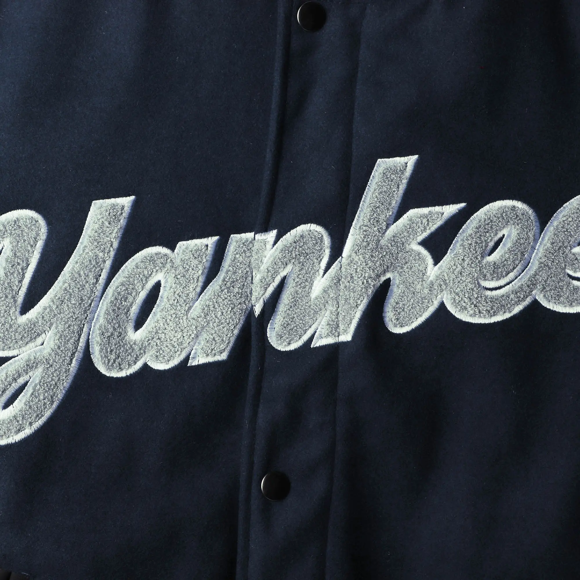 New York Yankees G-III Sports Letterman Game Ball Full-Snap Navy Varsity Jacket - Image 3