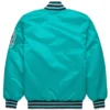 Miami Marlins Homage Starter Full-Snap Satin Varsity Jacket - Image 2