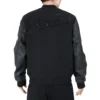 Milwaukee Brewers Pro Standard Triple Black Wool & Leather Varsity Jacket - Image 2