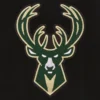 Milwaukee Bucks Reversible Black Full Wool One Color Varsity Jacket - Image 3