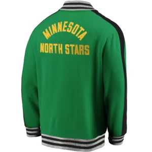 Alternative view of Minnesota North Stars Bomber Polyester Varsity Jacket