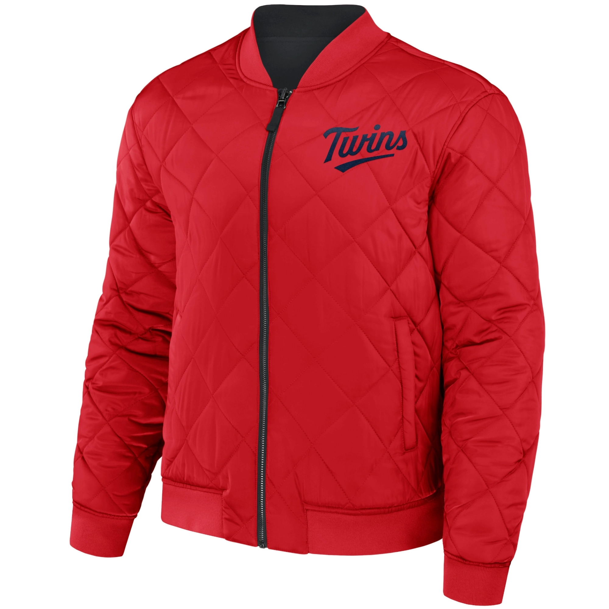 Minnesota Twins Darius Rucker Reversible Full-Zip Bomber Varsity Jacket - Image 3