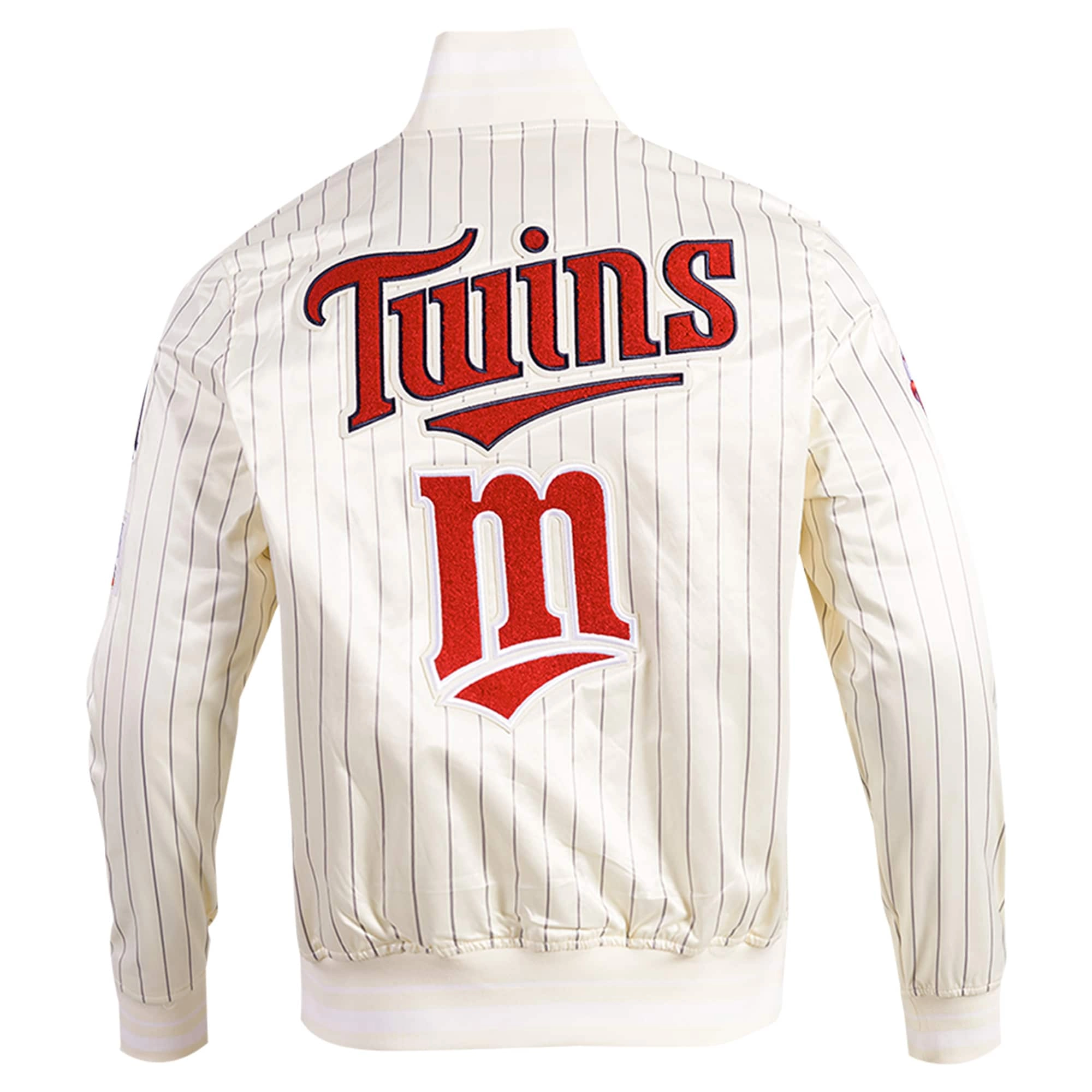 Minnesota Twins Pro Standard Cooperstown Pinstripe Full-Snap Satin Jacket - Image 2