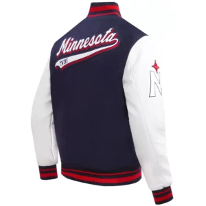 Alternative view of Minnesota Twins Retro Classic Wool & Leather Varsity Jacket