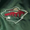 Minnesota Wild Starter The Rookie Green/Red Satin Varsity Jacket - Image 3