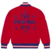 Montreal Canadiens OVO x NHL Red Full-Snap Varsity Jacket - Image 2