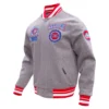 Montreal Canadiens Crest Emblem Wool Varsity Jacket