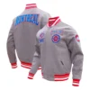 Montreal Canadiens Crest Emblem Wool Varsity Jacket - Image 4