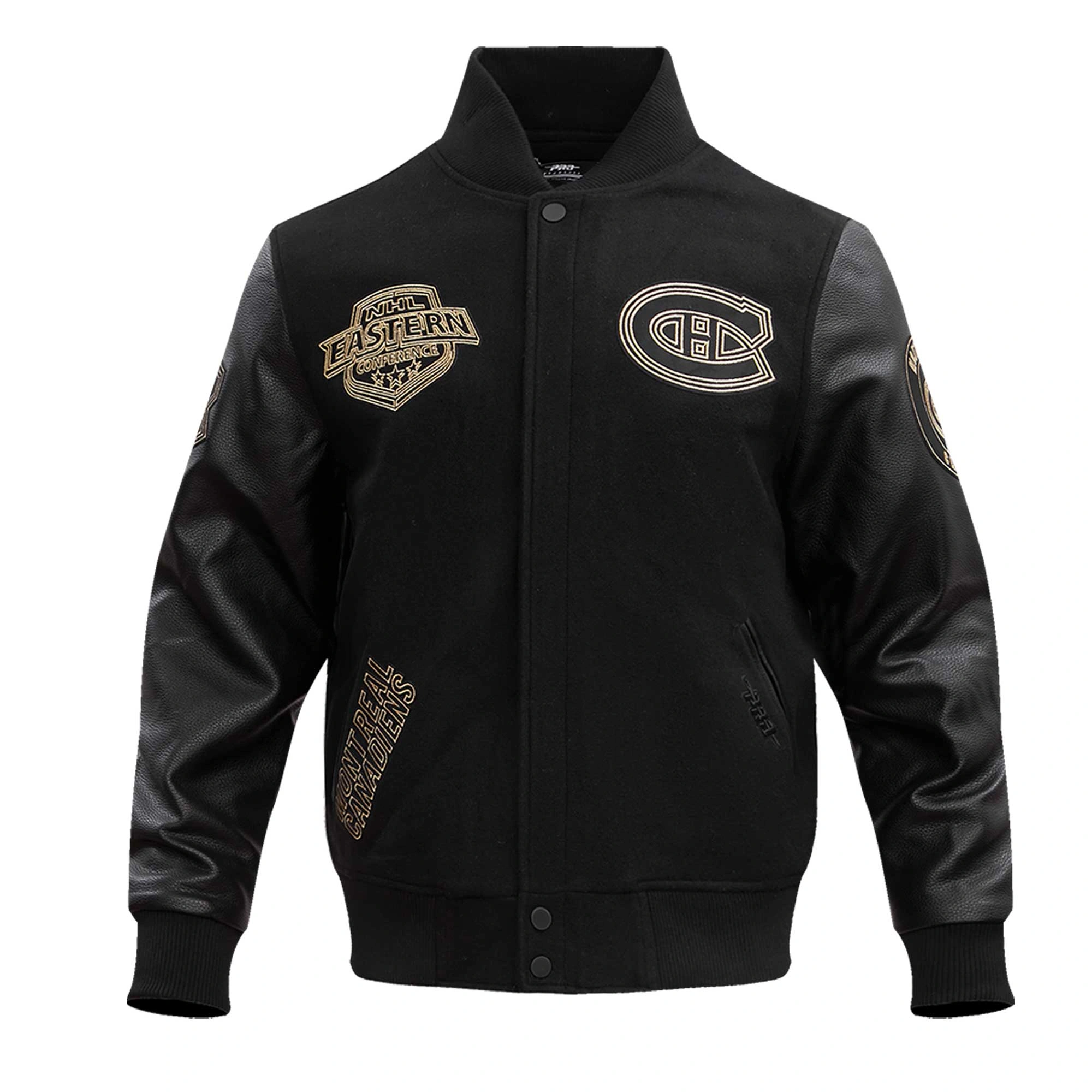 Montreal Canadiens Black & Gold Varsity Jacket