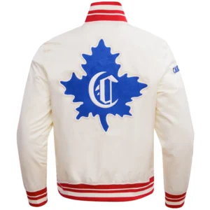 Alternative view of Montreal Canadiens Retro Classic Satin Varsity Jacket