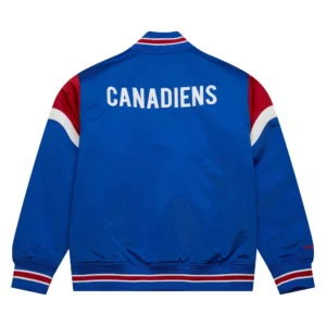 Alternative view of Cooperstown Heavyweight Montreal Canadiens Varsity Jacket