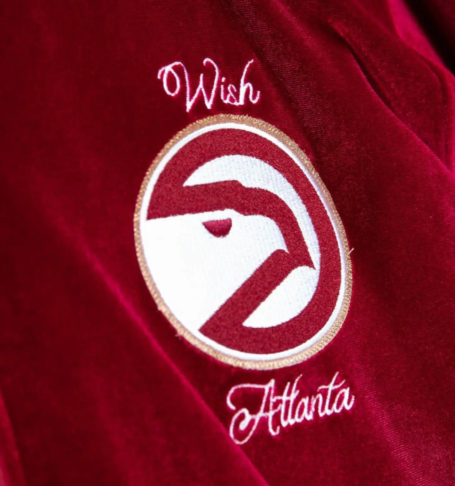 My Towns Wish Heavyweight Full-Zip Warm Up Jacket Atlanta Hawks - Image 3