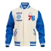 NBA Philadelphia 76ers Retro Classic Men's Rib Wool Varsity Jacket