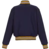 Nashville Predators Domestic Navy Full Wool One Color Varsity Jacket - Image 2