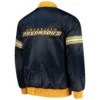 Nashville Predators The Power Forward Full-Snap Satin Varsity Jacket - Image 2