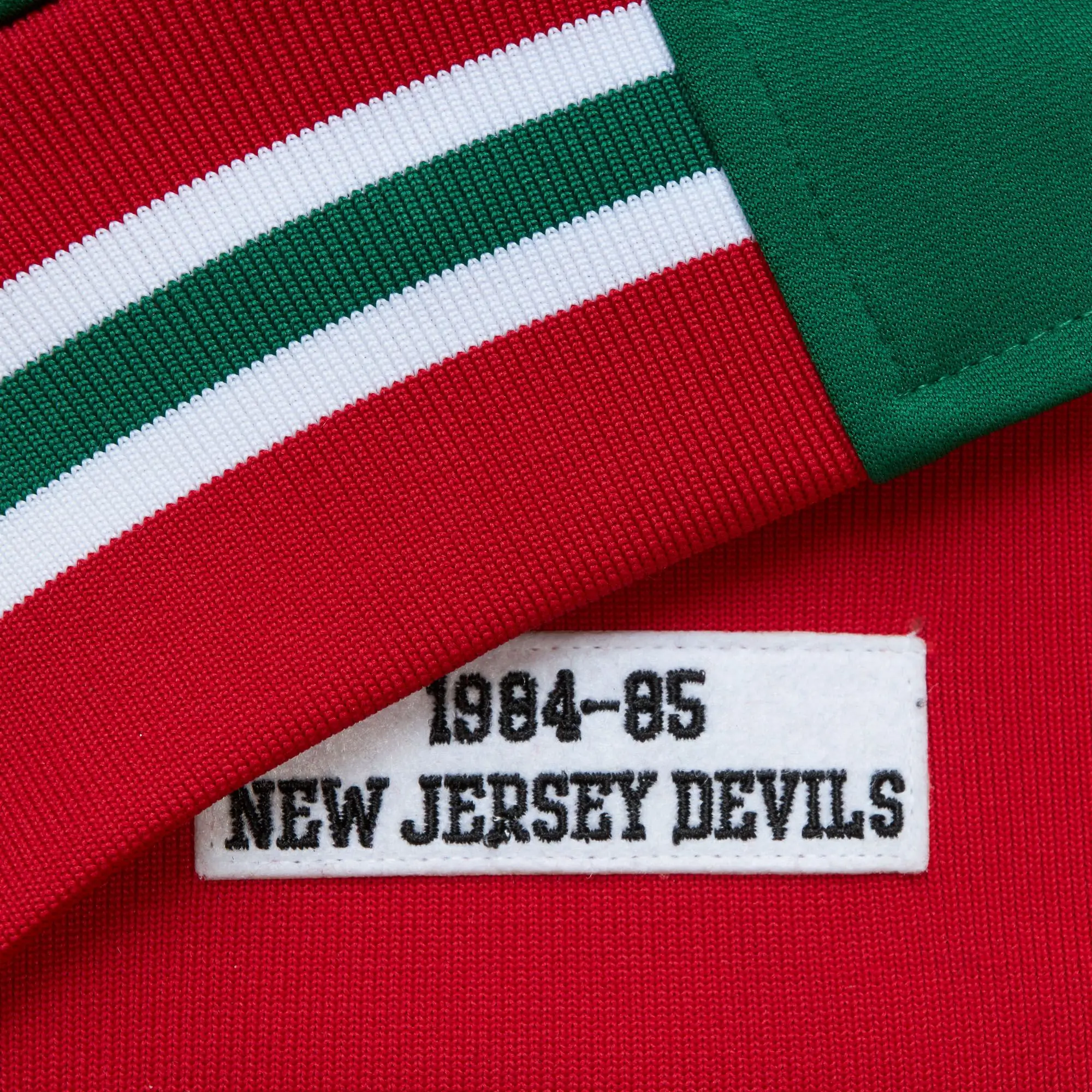 New Jersey Devils 1984 Warm Up Authentic Varsity Jacket - Image 4