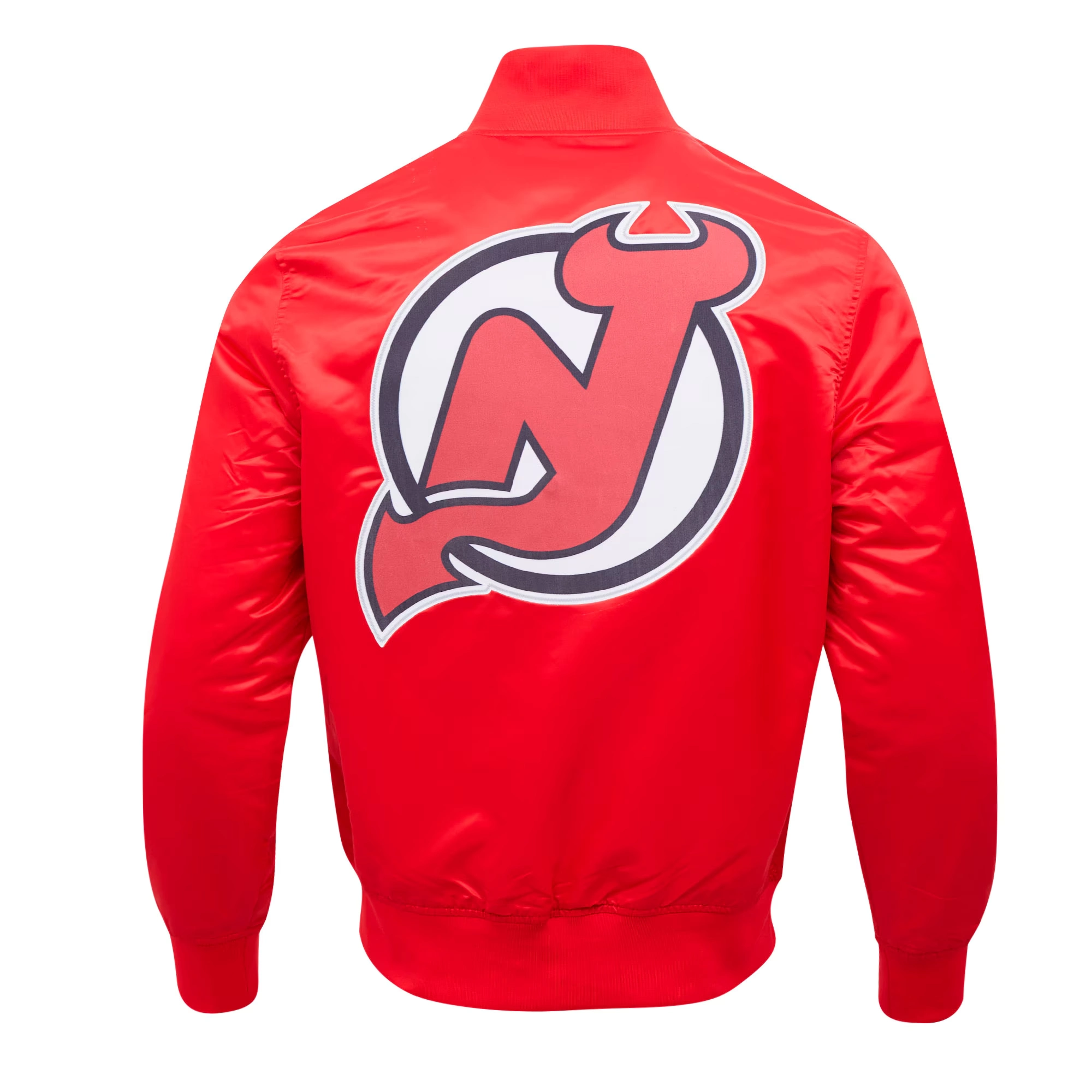 New Jersey Devils Classic Satin Varsity Jacket - Image 4