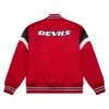 New Jersey Devils Cooperstown Heavyweight Red Varsity Jacket - Image 2