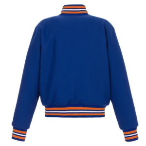 Alternative view of New York Islanders One Color Full Wool Varsity Jacket