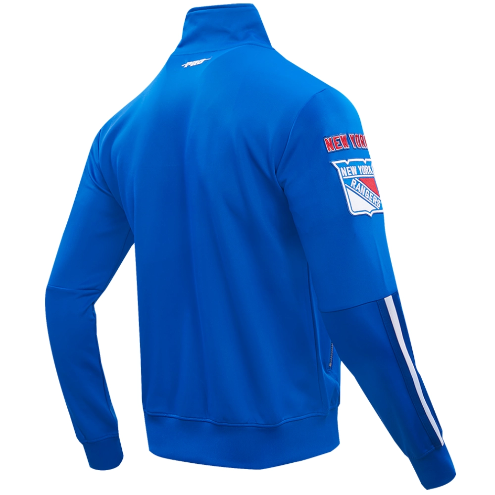 New York Rangers Classic Chenille Full-Zip Varsity Jacket - Image 3
