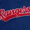 New York Rangers Team Legacy Blue & Black Varsity Jacket - Image 3
