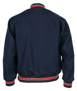 Alternative view of New York Yankees Letterman 1947 Authentic Navy Varsity Jacket