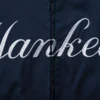 New York Yankees G-III Sports Challenger Full-Snap Navy & Gray Varsity Jacket - Image 3