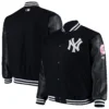 New York Yankees On-Field Authentic Collection Full-Snap Black Varsity Jacket - Image 4