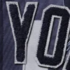 New York Yankees Pro Standard Remix Full-Zip Navy Wool & Leather Varsity Jacket - Image 3