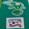 Oakland Athletics Retro Classic Wool & Leather Varsity Jacket - Image 5