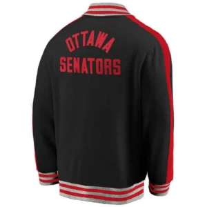 Alternative view of Ottawa Senators Full-Zip Fleece Varsity Jacket