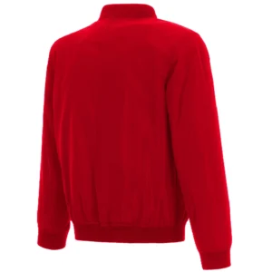 Alternative view of Ottawa Senators Full-Zip Satin Varsity Jacket
