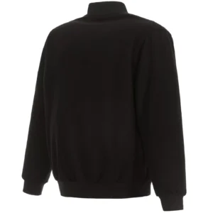 Alternative view of Ottawa Senators Black Full Wool One Color Varsity Jacket